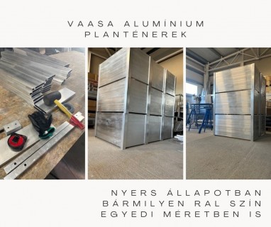 Nyers alumínium vázák